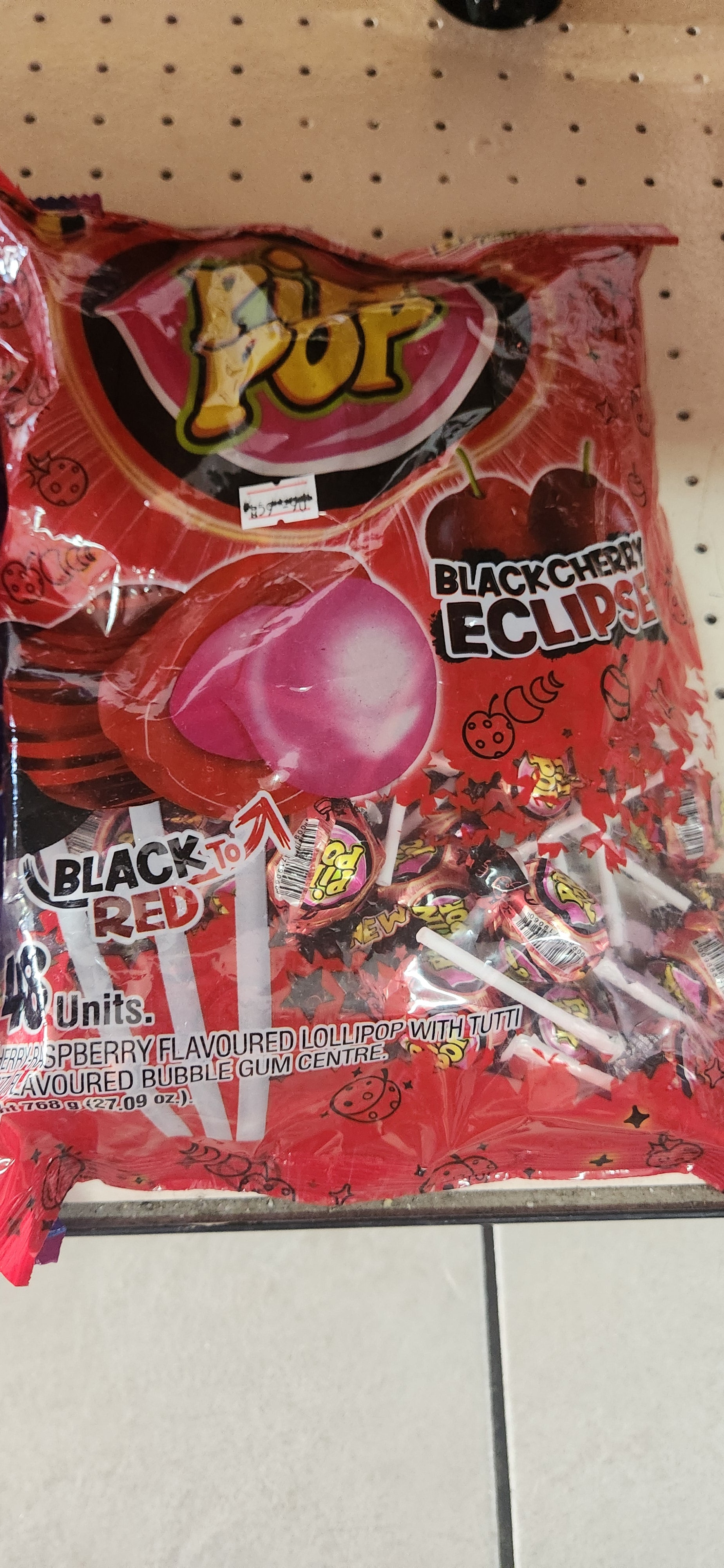 Pin pop cherry