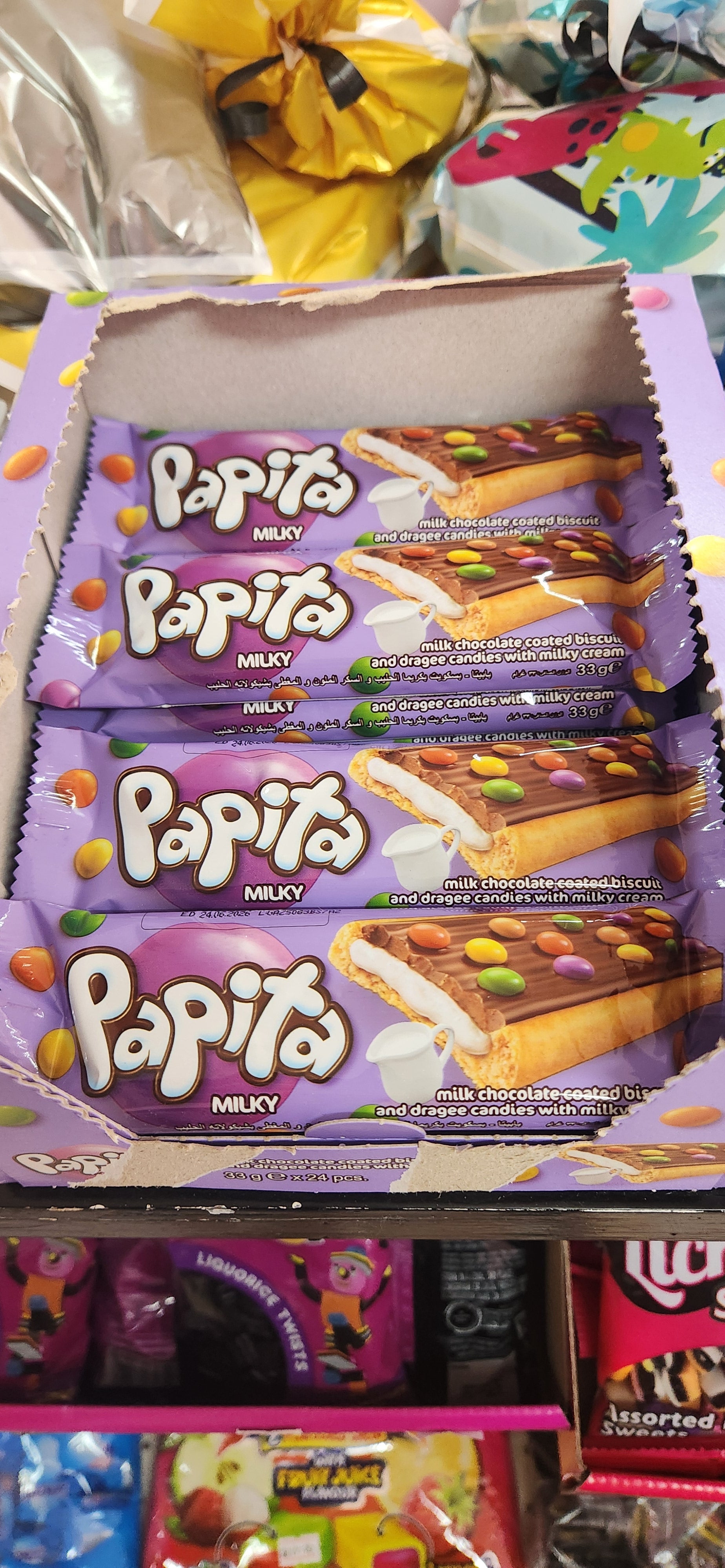Papita Purple each