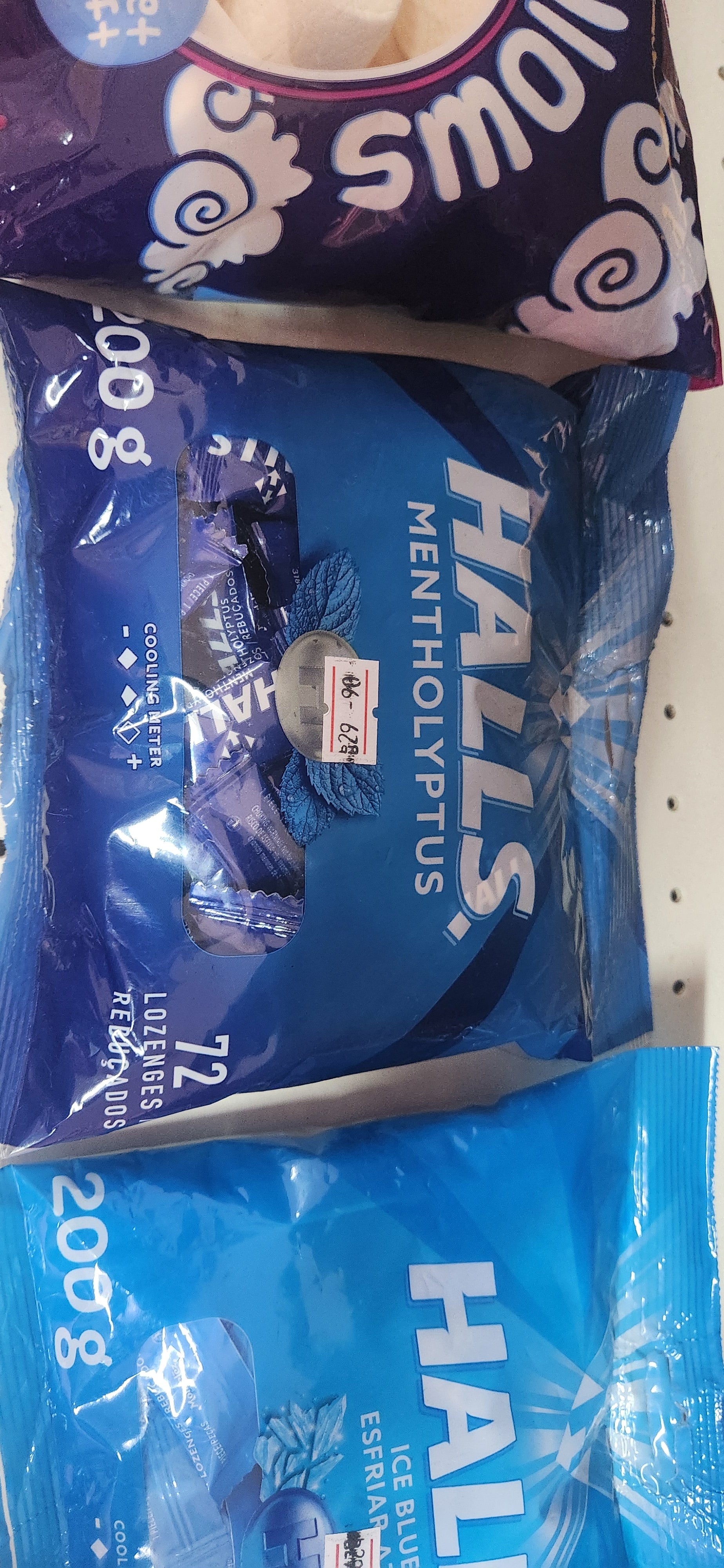 Halls Mentholyptus 72âs