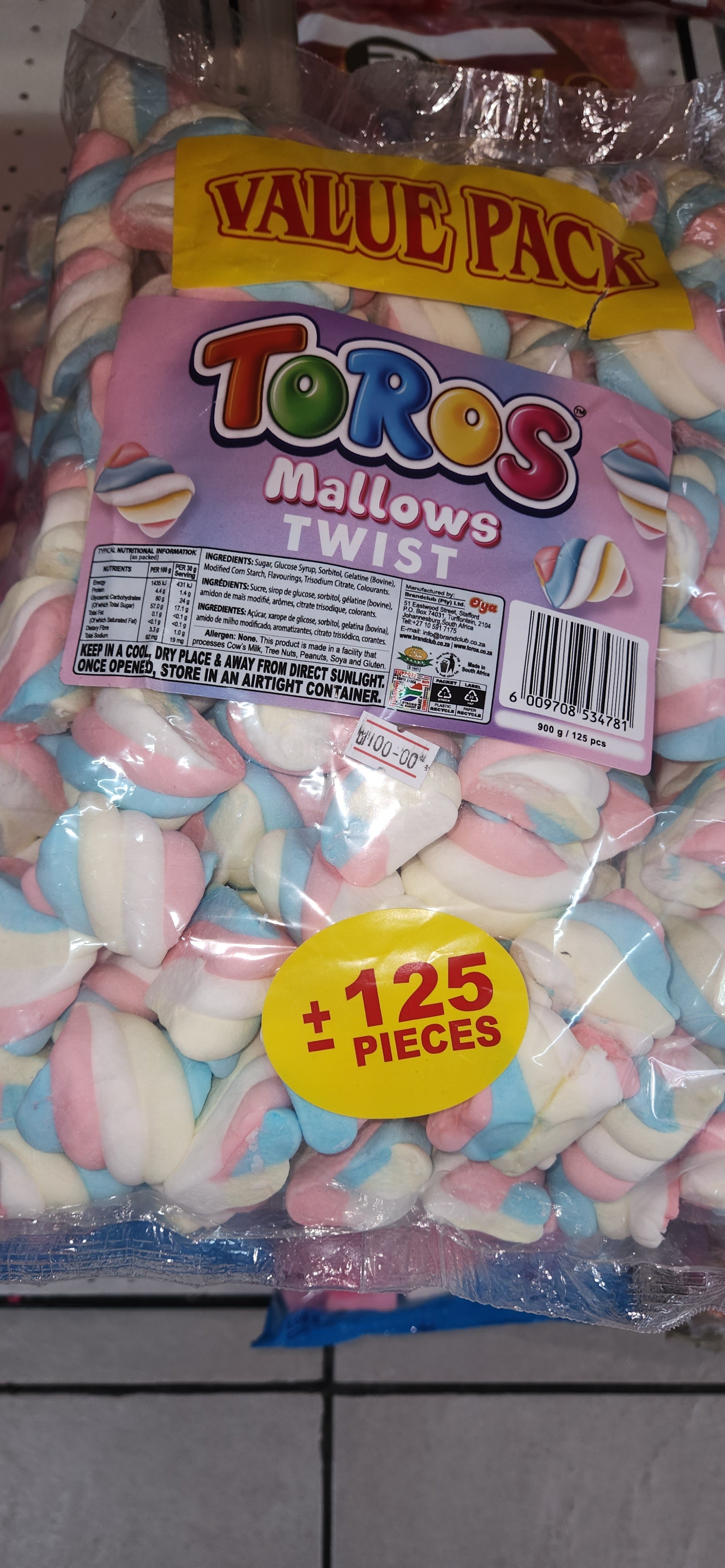 Toros Mallow Twist 125pcs