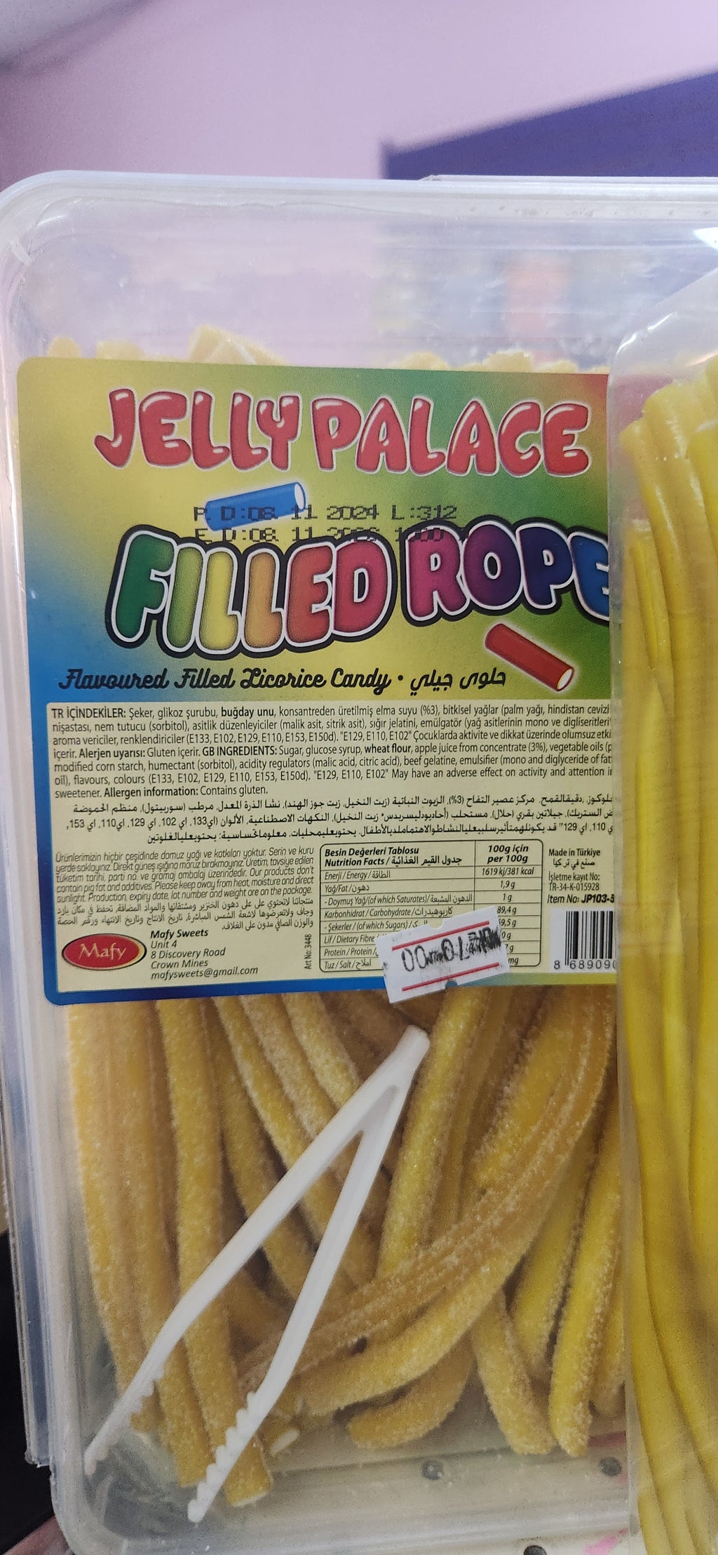 Jelly Palace Filled Ropes