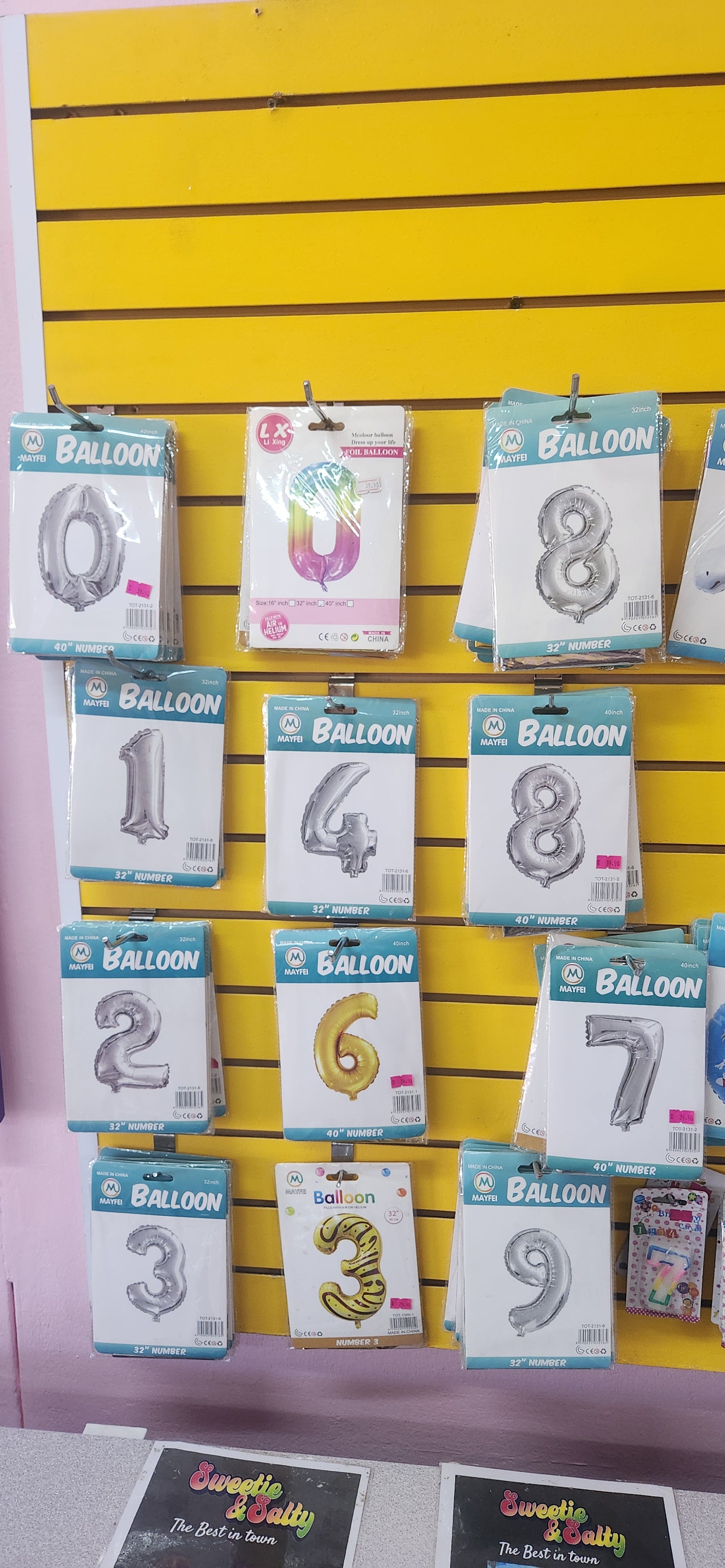 Number Balloons
