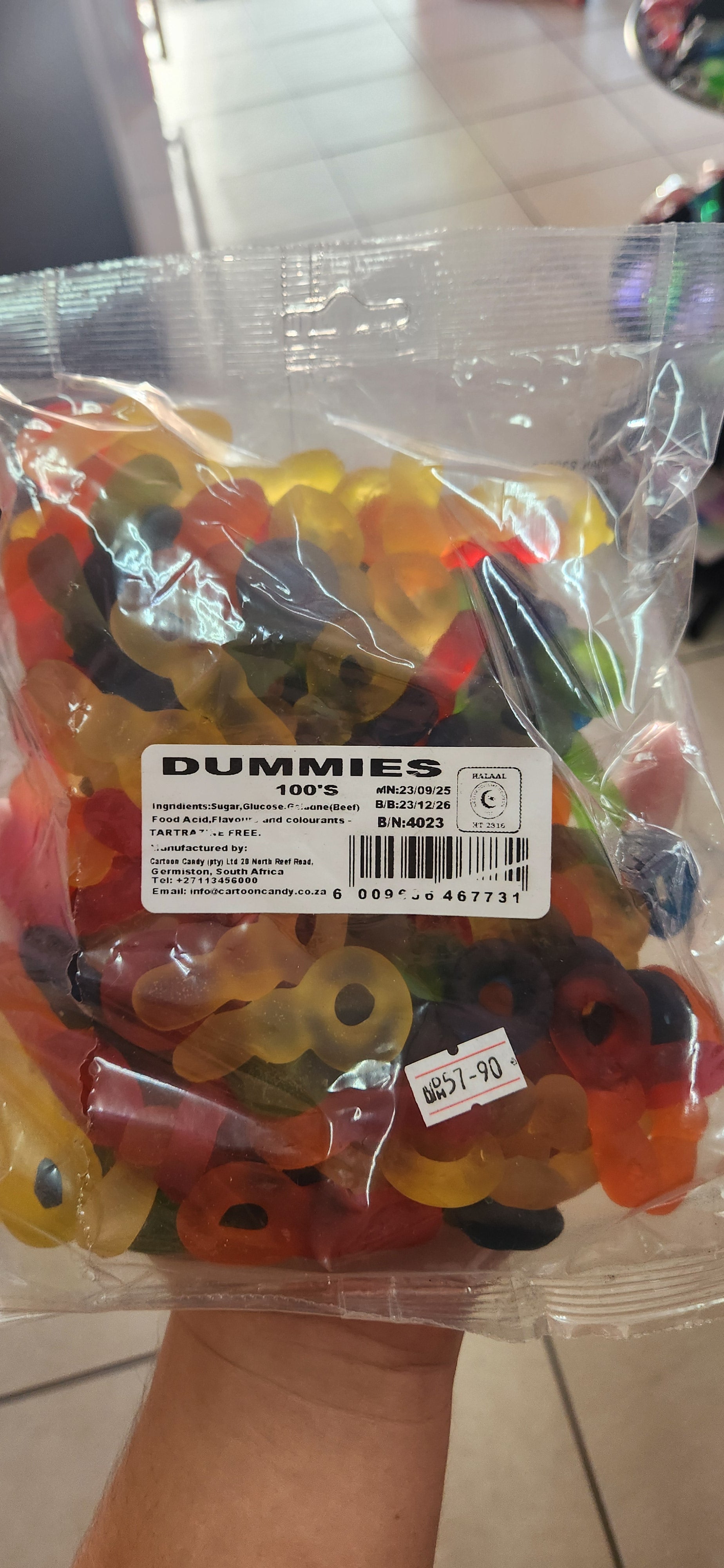 Dummies Jelly 900g