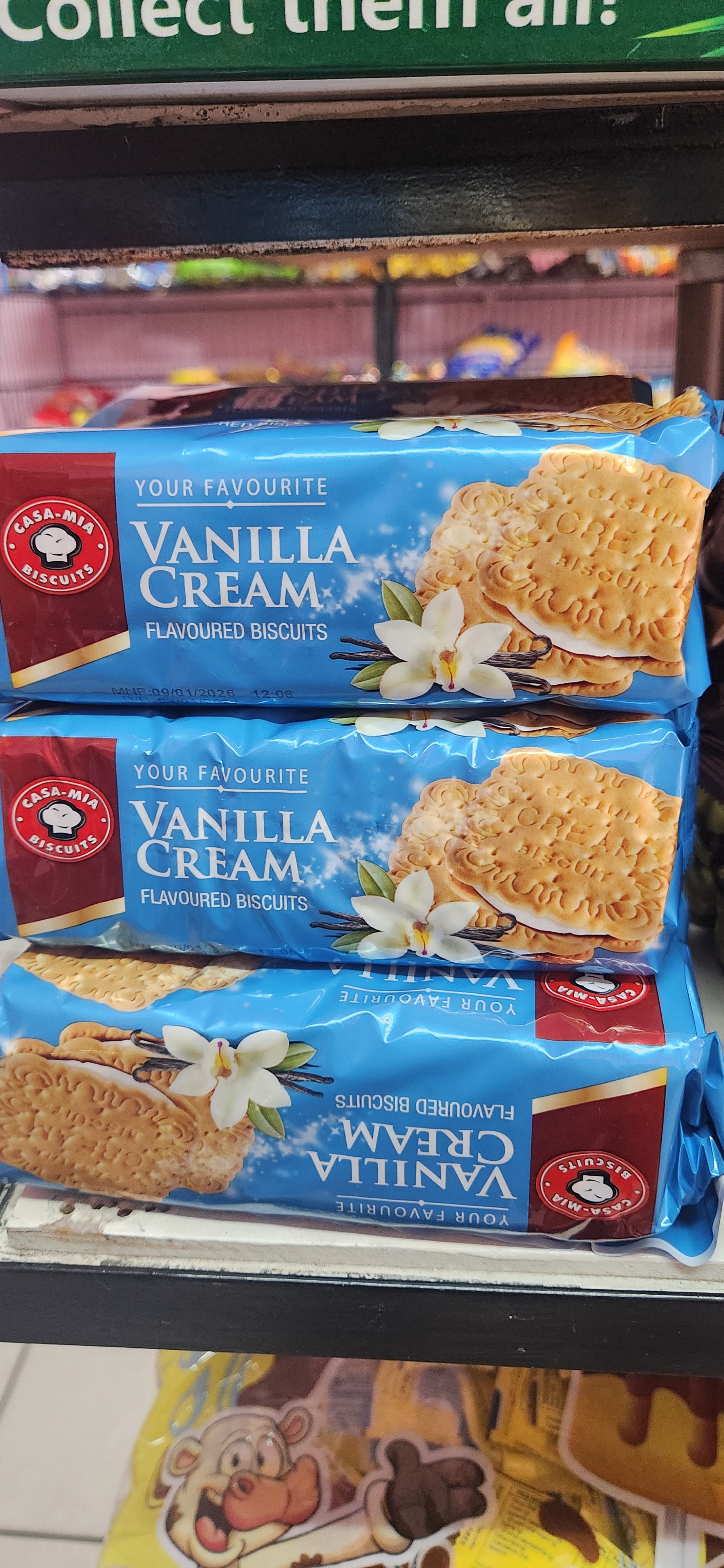 Cream cookies