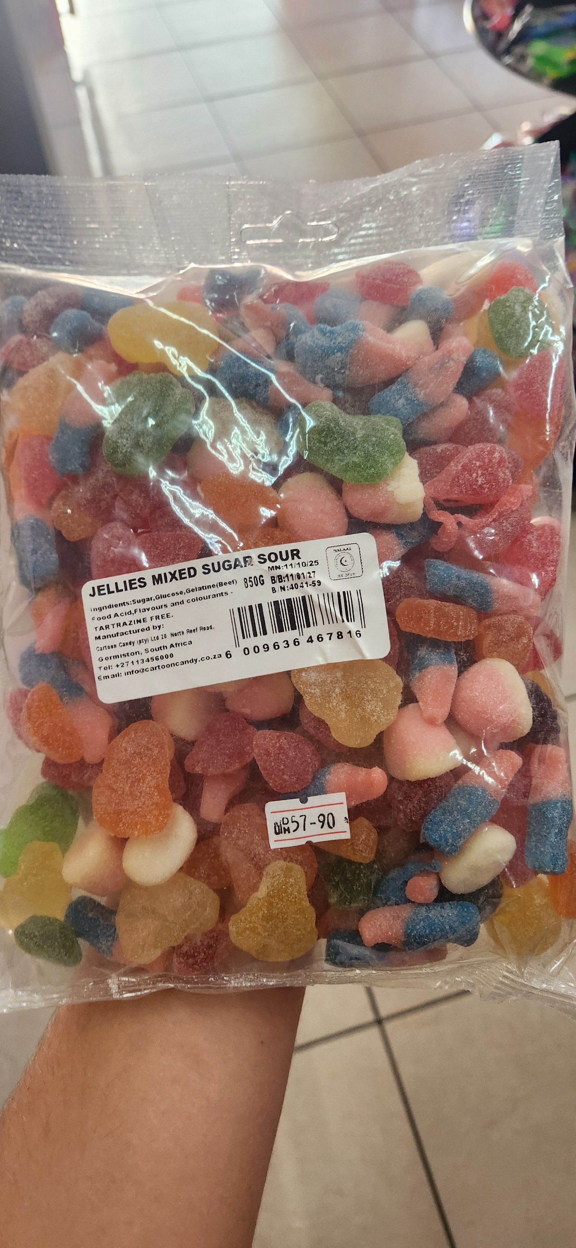 Sour mixed Jelly